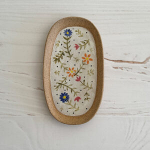 Trinket Bowl: Floral Terracotta