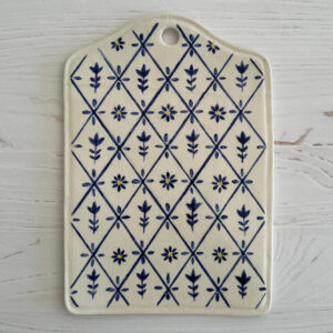 Serving Board: Geo Floral